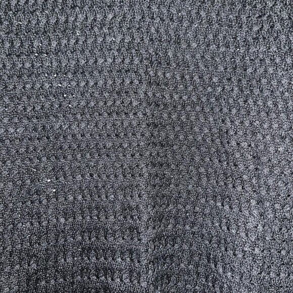 American Eagle Sheer Knit Sweater Black Sheer Lightweight Zip Womens Size Medium - Picture 4 of 9